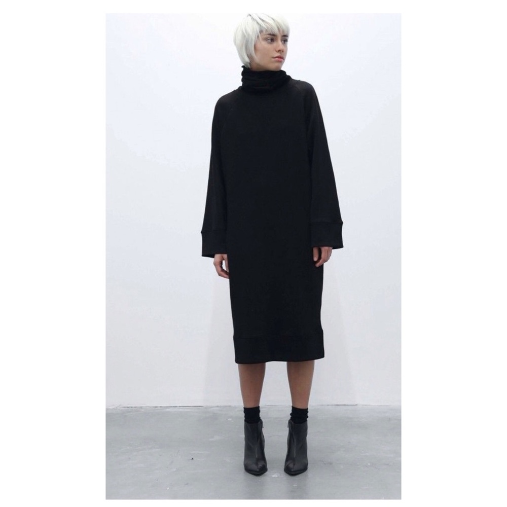 Oak + Fort turtleneck sweatshirt dress